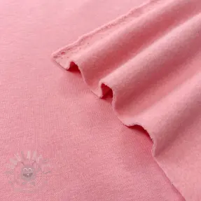 Geruwde sweaterstof JOGGING soft pink