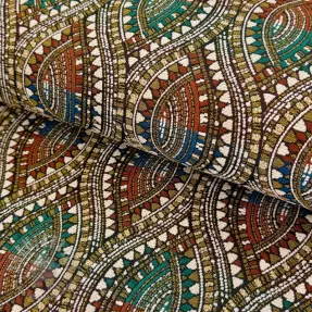 Decoratiestof jacquard Yetu multico