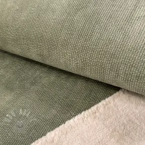 Ribfluweel STRUCTURE camo green