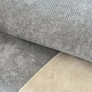 Ribfluweel FROSTY grey
