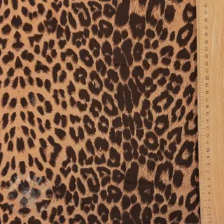 Mantelstof TEDDY SUEDE Panther LEO light brown
