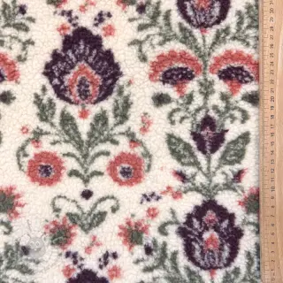Mantelstof TEDDY JACQUARD Pretty mix design F