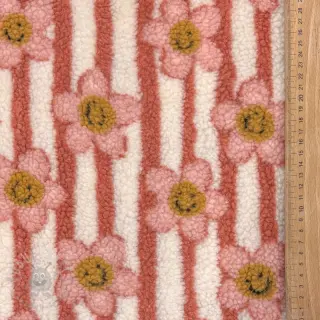 Mantelstof TEDDY JACQUARD Pretty mix design D