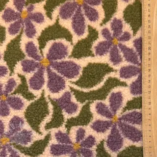Mantelstof TEDDY JACQUARD Pretty mix design B
