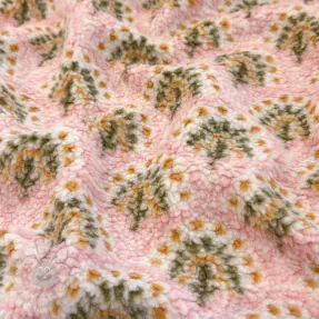 Mantelstof TEDDY JACQUARD Pretty mix design A