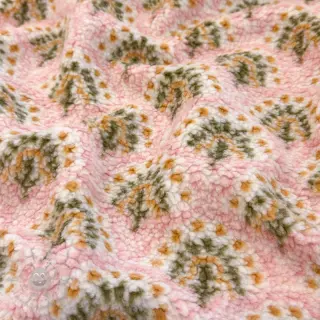 Mantelstof TEDDY JACQUARD Pretty mix design A