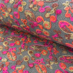 Mantelstof WOOL Retro