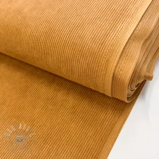 Ribfluweel BABY RIB STRETCH ochre