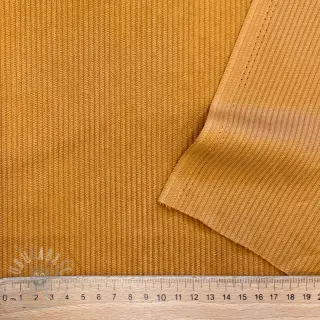 Ribfluweel BABY RIB STRETCH ochre