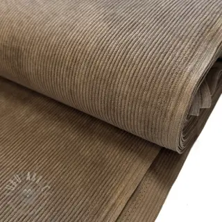 Ribfluweel BABY RIB STRETCH taupe