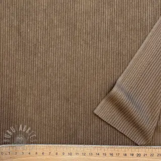 Ribfluweel BABY RIB STRETCH taupe