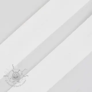 Omvouwelastiek mat 20 mm wit