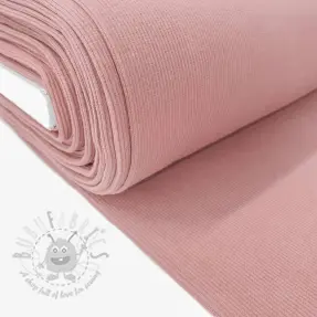 Boordstof RIB blush ORGANIC