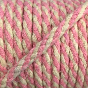 Katoenen koord 5 mm light pink ecru