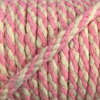 Katoenen koord 5 mm light pink ecru