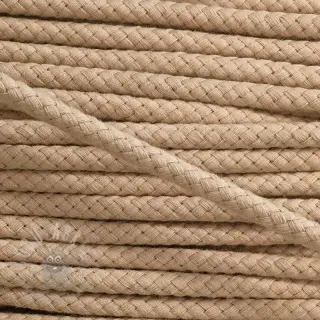 Katoenen koord 8 mm beige