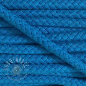 Katoenen koord 8 mm blue