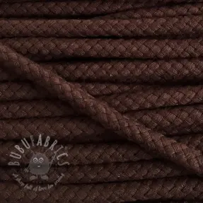 Katoenen koord 8 mm choco