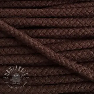 Katoenen koord 8 mm choco