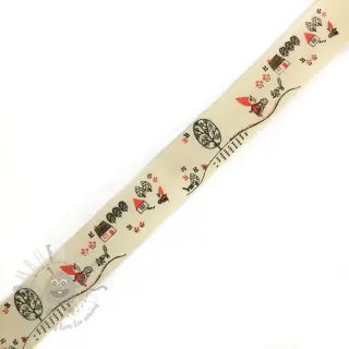 Katoenen lint Red ridding hood