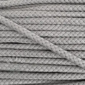 Katoenen koord 8 mm light grey