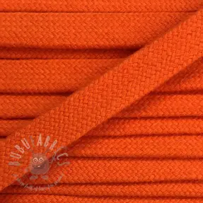 Katoenen koord plat 13 mm oranje