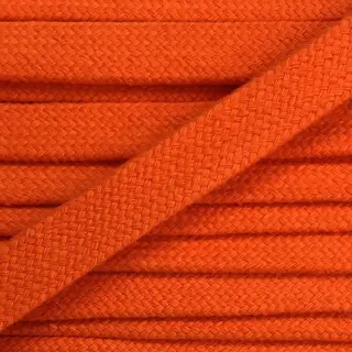 Bavlnená šnúra plochá 13 mm oranžová
