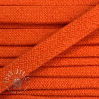 Katoenen koord plat 13 mm oranje