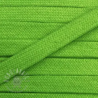 Katoenen koord plat 13 mm groen