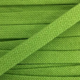 Bavlnená šnúra plochá 15 mm dark lime