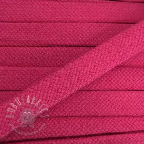 Katoenen koord plat 15 mm fuchsia