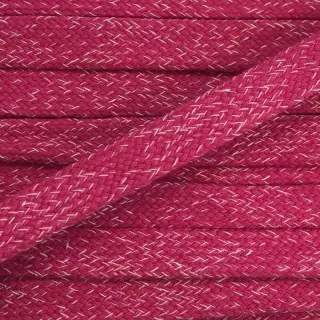 Bavlnená šnúra plochá 15 mm melange fuchsia