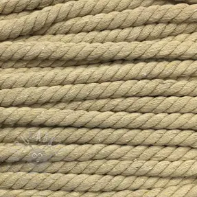 Katoenen koord getwijnd 12 mm natur