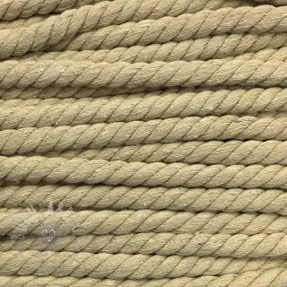 Katoenen koord getwijnd 12 mm natur