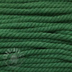 Katoenen koord getwijnd 12 mm groen