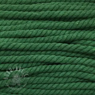 Katoenen koord getwijnd 12 mm groen
