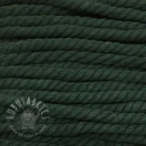 Katoenen koord getwijnd 12 mm donkergroen