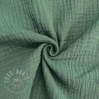 Dubbelgaas/mousseline green ORGANIC