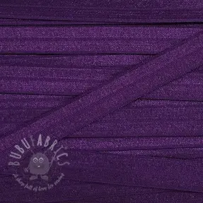 Omvouwelastiek 15 mm violet