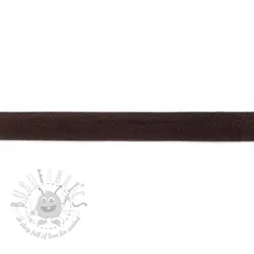 Boordstrook tricot chocolade
