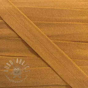 Omvouwelastiek mat 20 mm mosterd