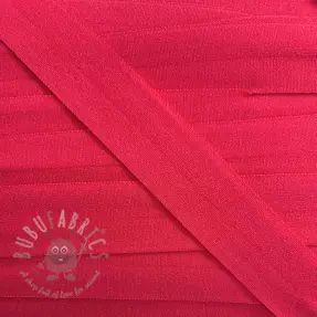 Omvouwelastiek mat 20 mm abrikoos roze