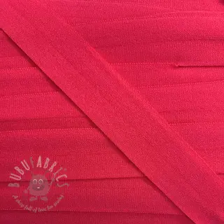 Omvouwelastiek mat 20 mm abrikoos roze