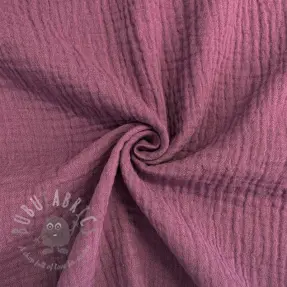 Dubbelgaas/mousseline purple ORGANIC