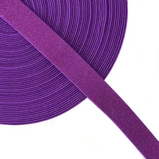 Guma hladká 2,5 cm glitter purple