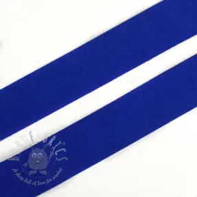 Omvouwelastiek mat 20 mm blauw