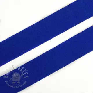 Omvouwelastiek mat 20 mm blauw