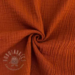 Dubbelgaas/mousseline rust ORGANIC