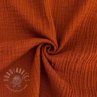 Dubbelgaas/mousseline rust ORGANIC