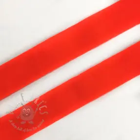 Omvouwelastiek mat 20 mm neon oranje